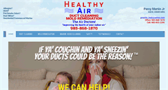 Desktop Screenshot of healthyairductcleaning.org